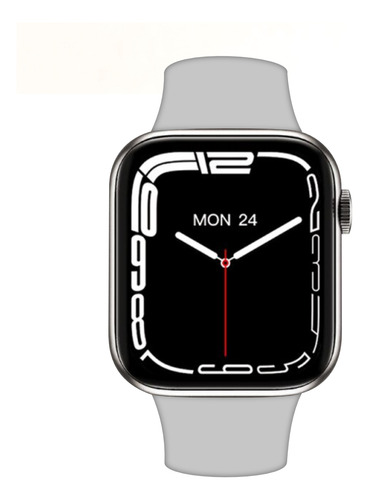 Malla Smart Watch 42 44 Mm Silicona Gris 4.2 Cm