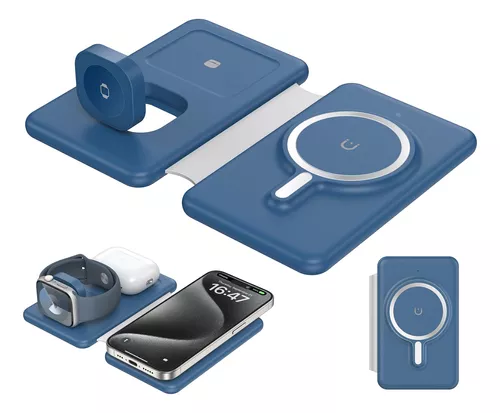 Cargador 3 en 1 para iPhone, Apple Watch, Estación de carga AirPods,  Accesorios de escritorio, Estación de carga multidispositivo, Regalo para  él -  México