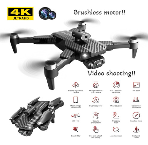 1080p Hd Fpv Drones Plegables Con Motores Sin Escobillas, Rc