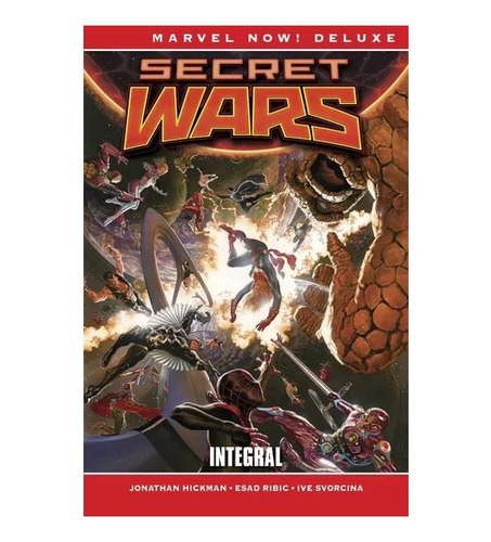 Comic Marvel Deluxe Secret Wars Integral Hickman Panini 