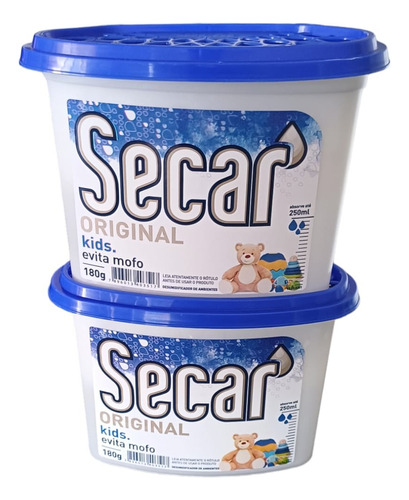 Kit 2 Anti-mofo Mofo Desumidificador Secar Kids 180gr