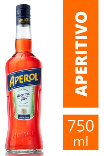 Aperitivo Aperol Garrafa 750ml