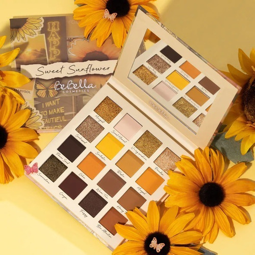 Paleta De Sombras  Sweet Sunflower   Bebella Cosmetic