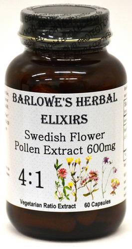 Sueco Polen De Flores De Extracto 4:1 60 600 Mg Vegicaps