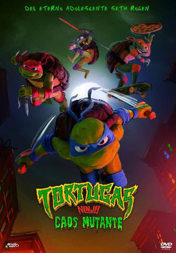 Tortugas Ninja Caos Mutante - 2023 - Dvd