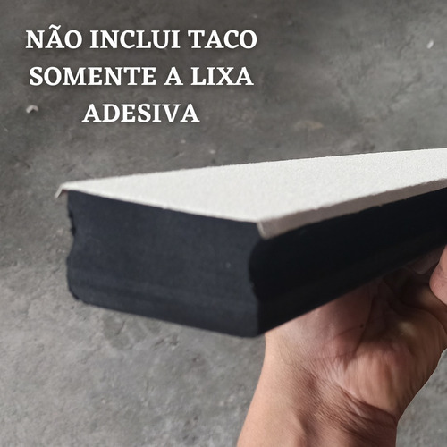 Lixa 220 Adesiva Colante Para Taco Lixador Manual Sem Velcro