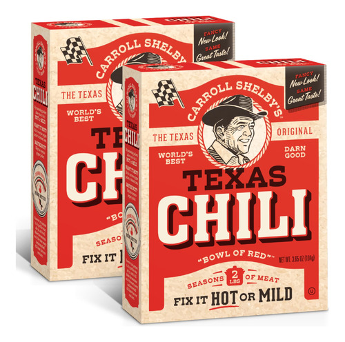 Carroll Shelby's Original Texas Chili Kit De 3.65 Onzas (paq