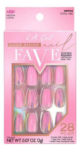 Set De Uñas Press On Luxe Shine Nail Fave L.a Girl