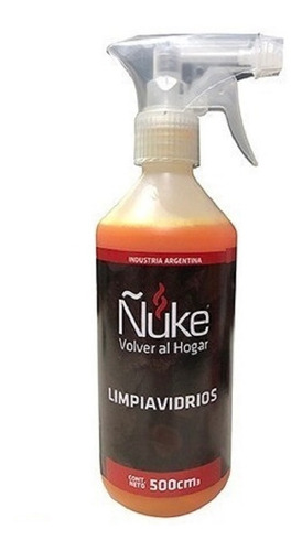 Limpia Vidrios Original Ñuke 500 Cm3 P/ Salamandras Y Hornos