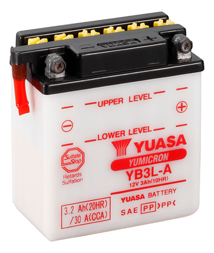 Batería Moto Yuasa Yb3l-a Honda Xl350r 84/85