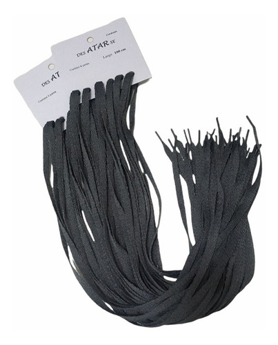 Cordones X 12 Pares Gris- Medida 100cm