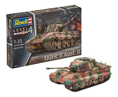 Kit de tanque alemán Revell Tiger 2 Ausf B Turret 1/35 - 03249