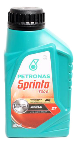 Aceite Sprinta T300 Mineral Para Moto 1/2lt Petronas