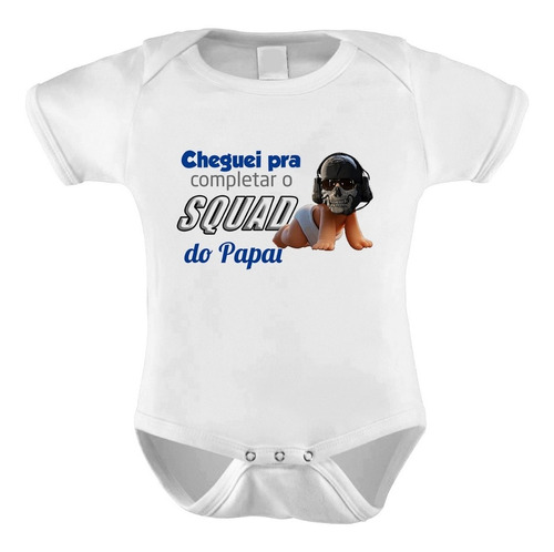 Body Infantil Cheguei Pra Completar O Squad Do Papai