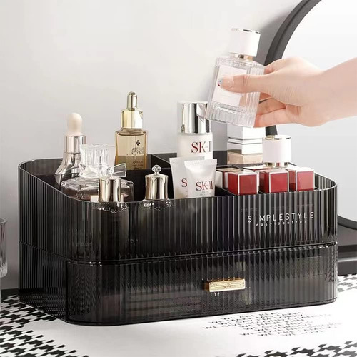 Cajón De Maquillaje Apilable, Organizador De Tocador De Baño