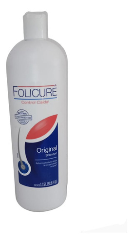 Shampoo Folicure Original Control Caída Con Biotina 1.15 L