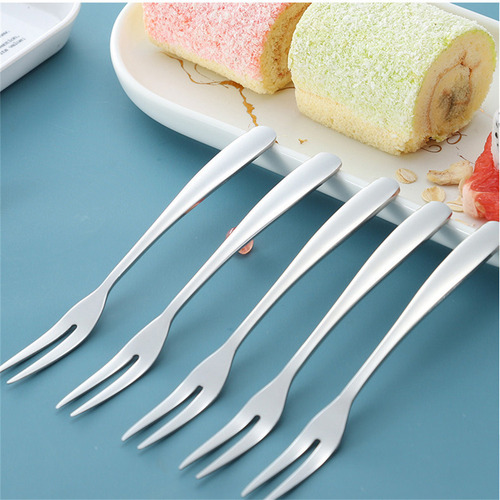 Lhc De Garfo De Frutas E Bolo De Dois Dentes De Aço Ino