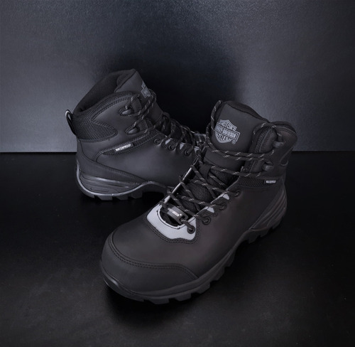 Botin Harley Davidson Hombre Punta Composite Dielectrico