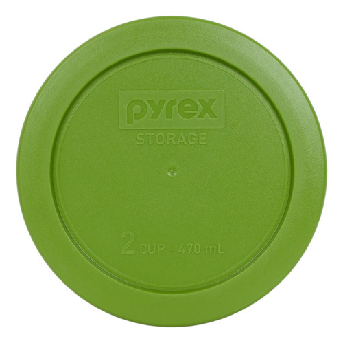 Pyrex 7200-pc Tapa Redonda De Almacenamiento De 2 Tazas Para