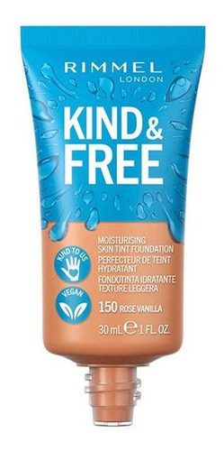 Imagen 3 de 7 de Base De Maquillaje Rimmel Hidratante Kind & Free Apto Vegano