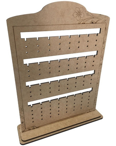 Porta Joia Mdf Organizador Para Brincos Colar Pulseiras 0992