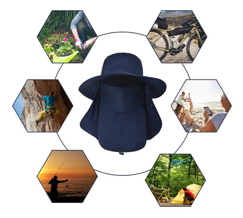 Sombrero Sol Unisex, Sombrero Tipo Cubo Con Protección Solar