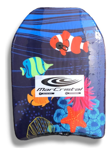 Tabla De Barrenar Bodyboard Forrado Chico 26' Mar Cristal