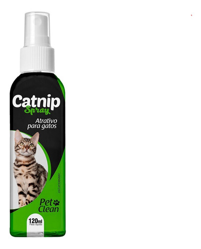 Catnip Spray Pet Clean 120 Ml Hierba Gatera En Spray