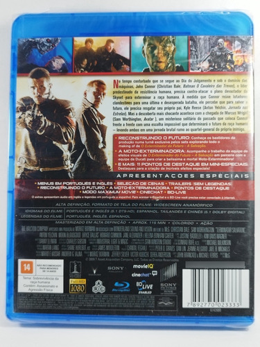 Blu-ray O Exterminador Do Futuro A Salvação