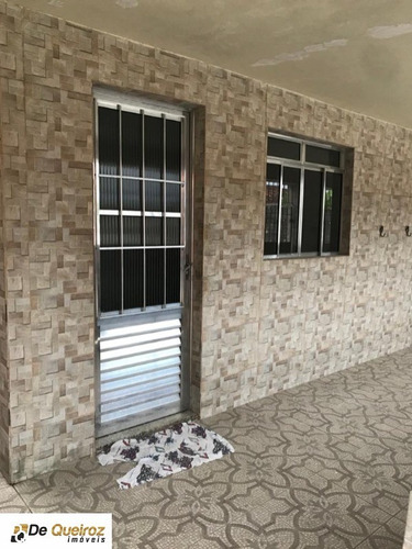 Imagem 2 de 14 de Casa Em Mongaguá, Lado Morro, Bairro Agenor De Campos, Murado, Usado, Rua Com Calçada, 02 Dormitórios Sendo 01 Suíte, Banheiro, Sala, Cozinha, Sala, Garagem, Área De Serviço, Grade - 6124 - 68863202