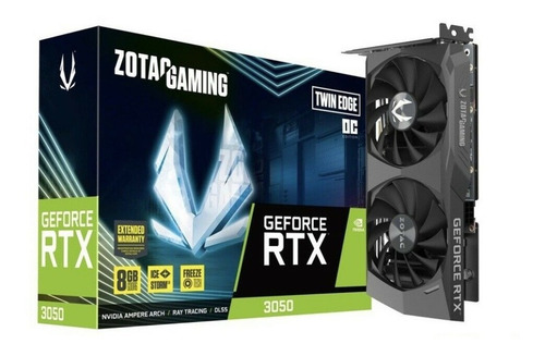 Imagen 1 de 3 de Zotac Nvidia Geforce Rtx 3050 Twin Edge Oc 8gb Gddr6 Video C