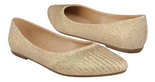 My Clasben Zapatos Dama Casuales 152787 Glitter Oro