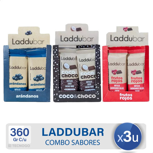 Combo Barritas Sabores Laddubar Dulces - Mejor Precio