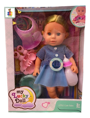 Muñeca Bebé Hora De Ir Al Baño Con Accesorios Y Sonido