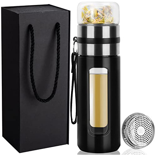 Paracity Tea De Vidrio Infuser Botella Tea Doble Gyc3q