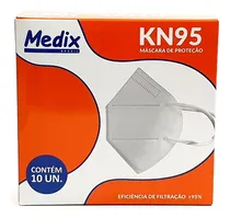 Comprar Kit 10 Máscaras Descartáveis Kn95 Respirador Pff2 Medix