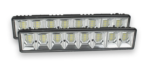 Par Barras 48 Hiper Leds 30cm Estrobo 144w 4x4 Blanca 