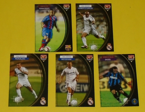 Ccc21 Bimbo Tarjetas Ronaldinho Roberto Carlos  Ronaldo 