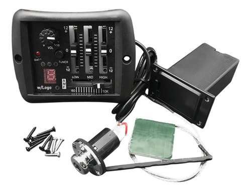 Pickup Eq 4 Bandas Eq Piezo Pickup And Volume