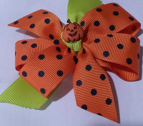 Lazos Para Niñas Halloween Cinta Importadas 