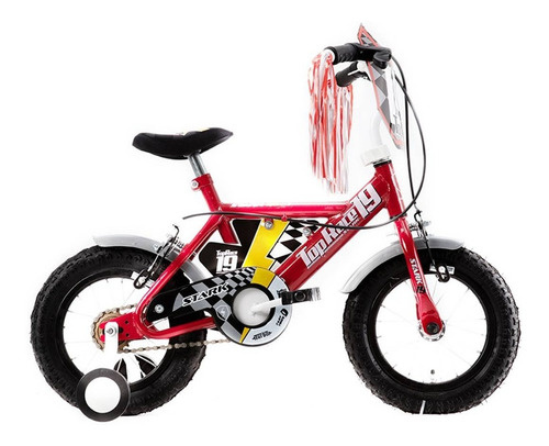 Imagen 2 de 7 de Bicicleta Infantil Stark Rod 12 Extreme Pink Rueditas Acero