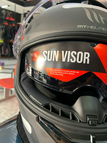 Capacete Mt Thunder 4 Ergo B15 Fosco Vermelho Nf Promoção