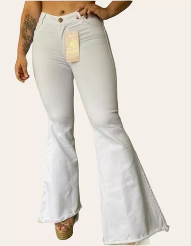 Pantalon En Drill Tiro Alto Dama Femenino Ref. Br56