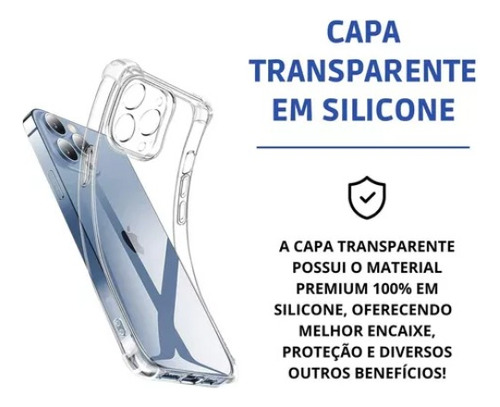 Capa Capinha Anti Shock Para iPhone XR 11 12 13 15 Max