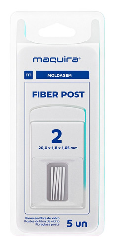 Postes De Fibra Maquira Nº 2 Caja X5 Odontología