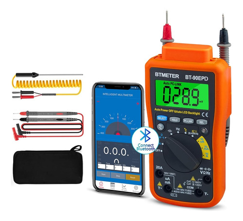 Multímetro Digital Con Aplicación Bluetooth.