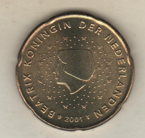 Holanda Moneda De 20 Eurocents Año 2001 - Km 238 - Unc