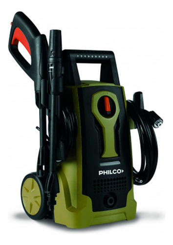 Hidrolavadora eléctrica Philco MJPHI117 negra y verde de 1400W con 70bar de presión máxima 220V - 50Hz