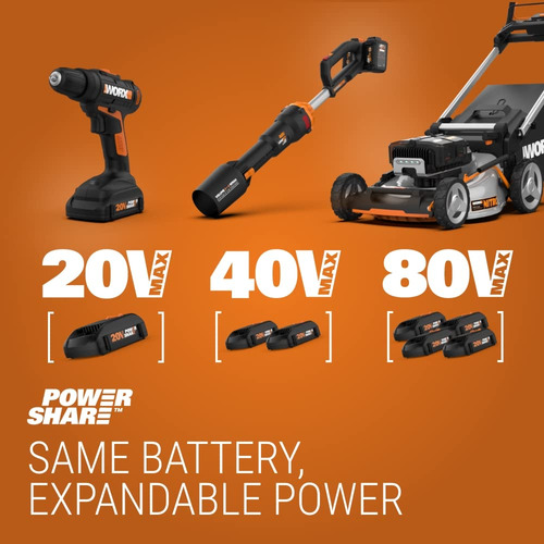 Controlador De Impacto Inalámbrico Worx Wx291l 20v Power Sha