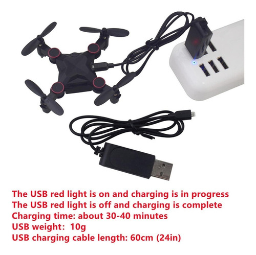* Cable De Carga Usb De 2 Piezas De 3,7 V For Hs190 901hs